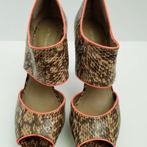 BCBGeneration Harmony Snake Print Stilettos